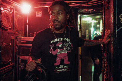 Alter Ego Bear vintage graphic tee — lifestyle shot — Raw Circuit