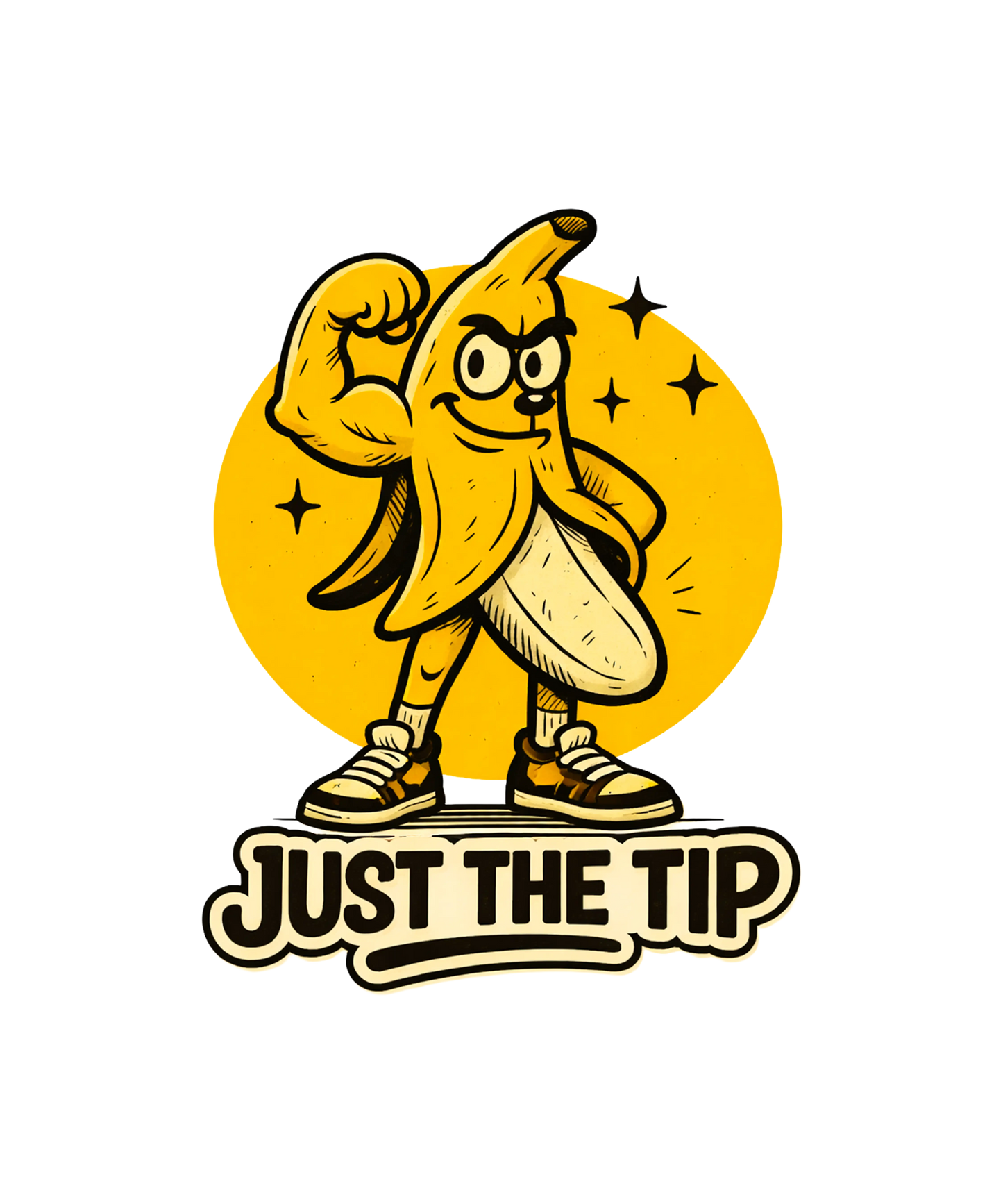 “Just The Tip” Banana Graphic Raw Circuit