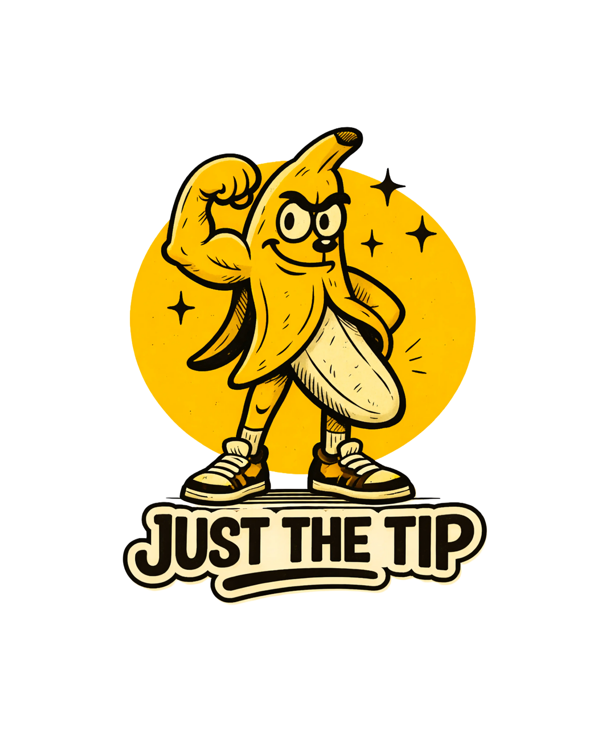 “Just The Tip” Banana Graphic Raw Circuit