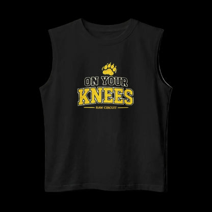 Raw Circuits “On Your Knees” Muscle Tank in Black