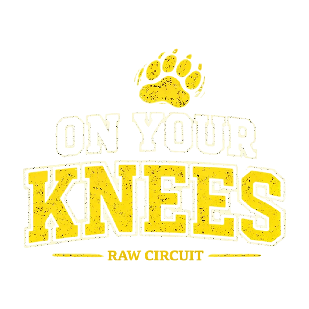 Vintage ‘On Your Knees’ Muscle Tank Printify Tank Top Raw Circuit Raw Circuit