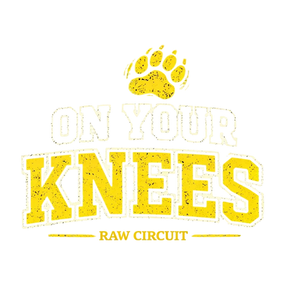 Vintage ‘On Your Knees’ Muscle Tank Printify Tank Top Raw Circuit Raw Circuit
