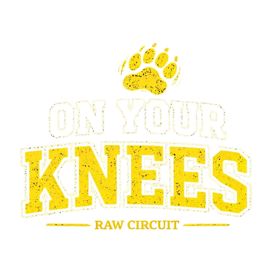 Vintage ‘On Your Knees’ Muscle Tank Printify Tank Top Raw Circuit Raw Circuit