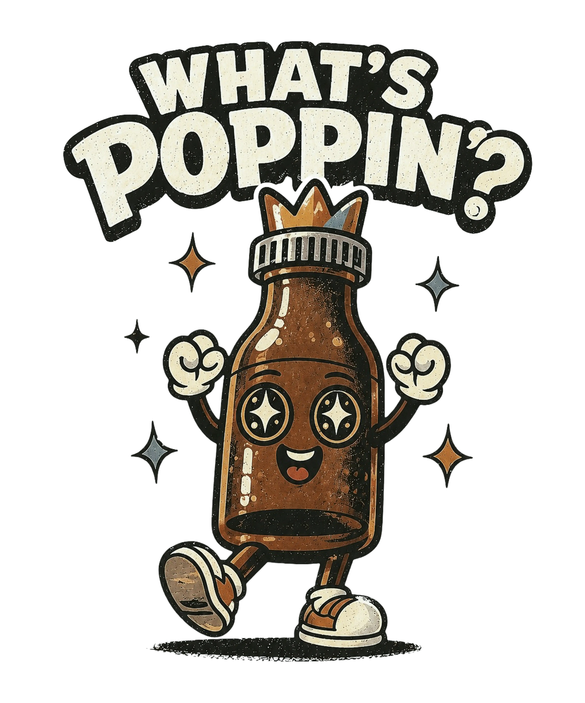 Raw Circuit mascot character What’s Poppin’? graphic