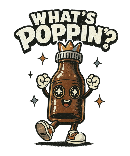 Raw Circuit mascot character What’s Poppin’? graphic