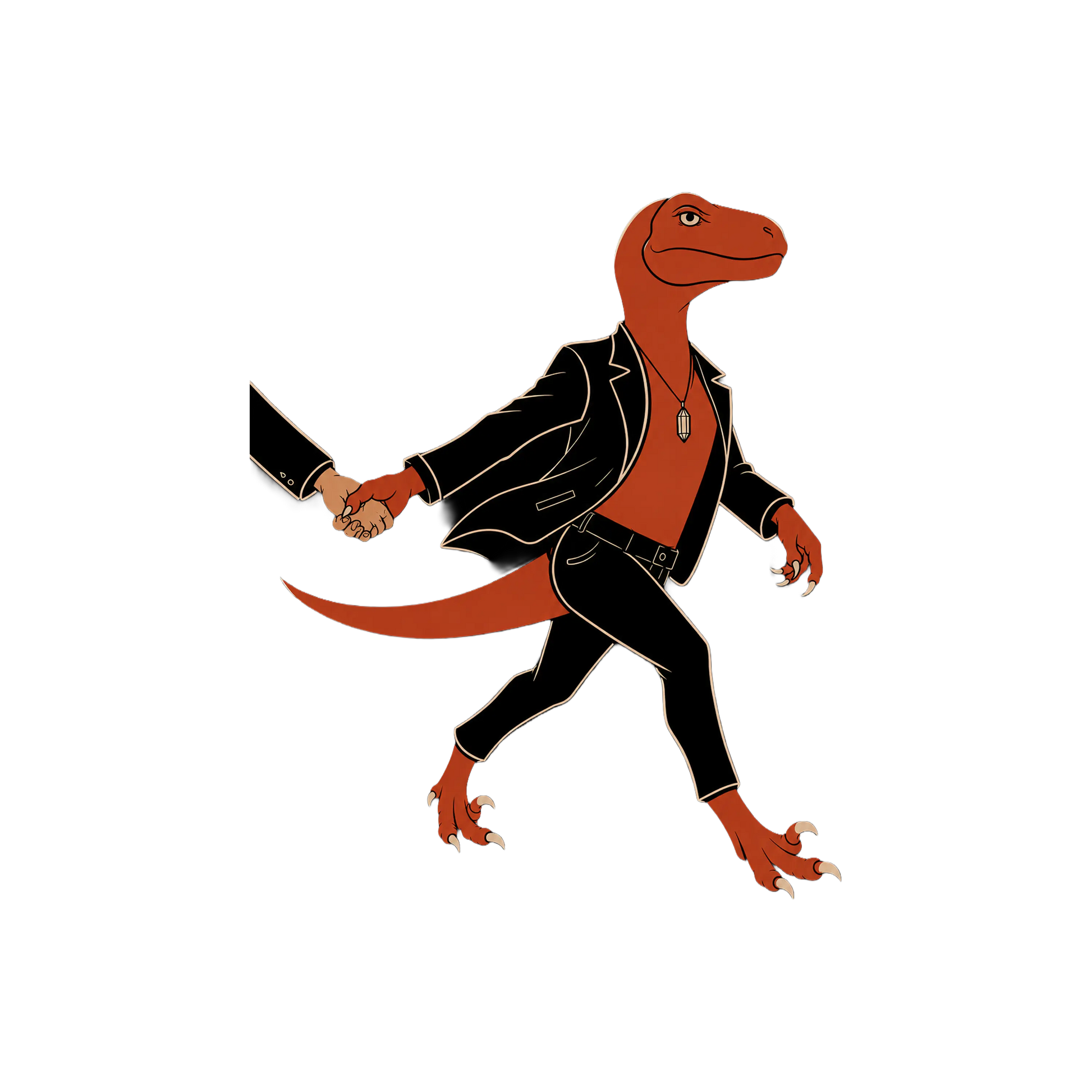 Raw Circuit red velociraptor graphic “already decided.”
