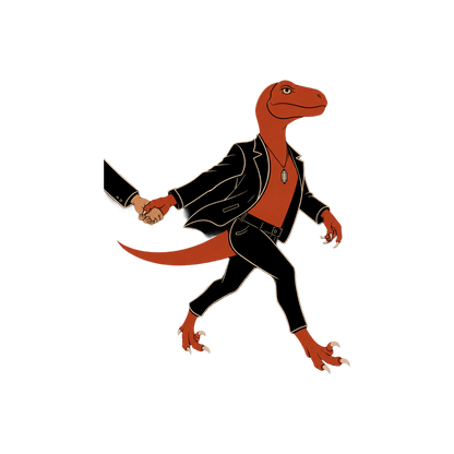 Raw Circuit red velociraptor graphic “already decided.”