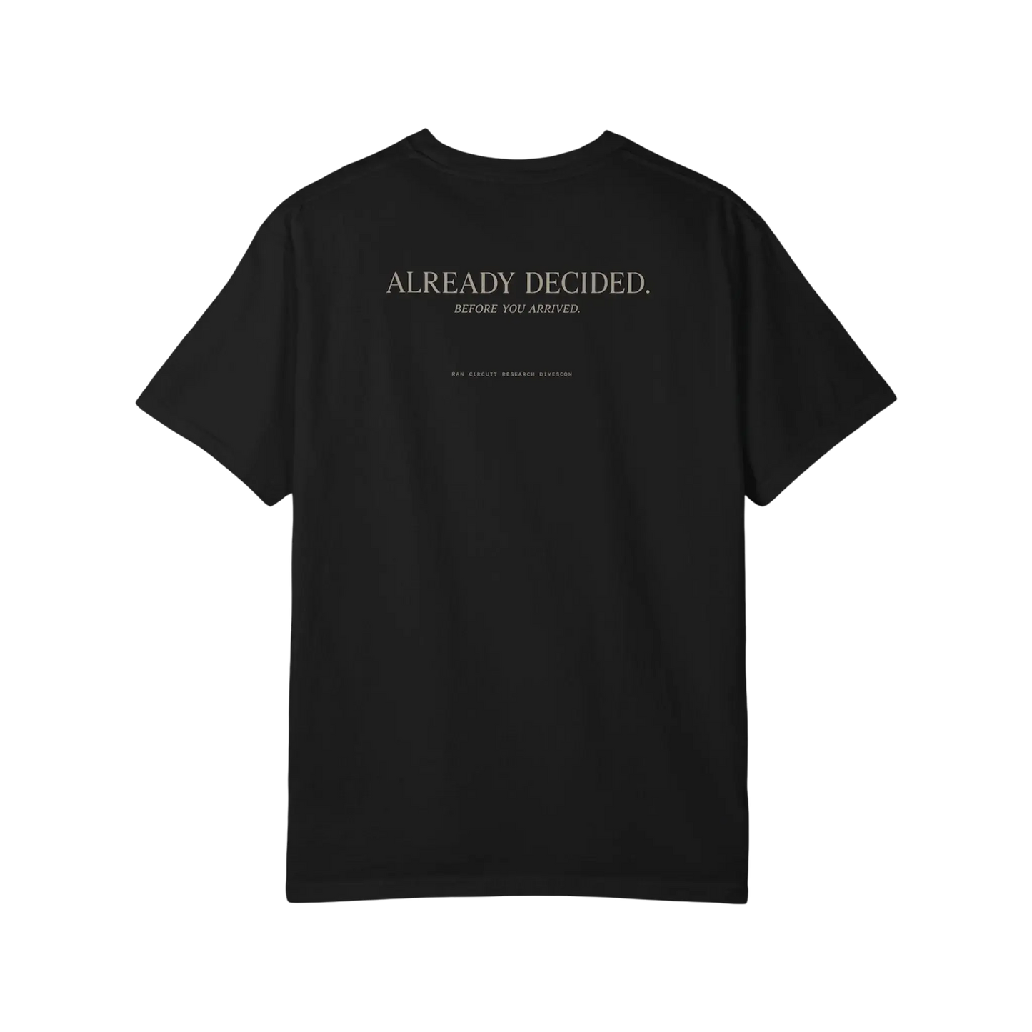 already decided.™ Vintage Raptor Graphic Tee