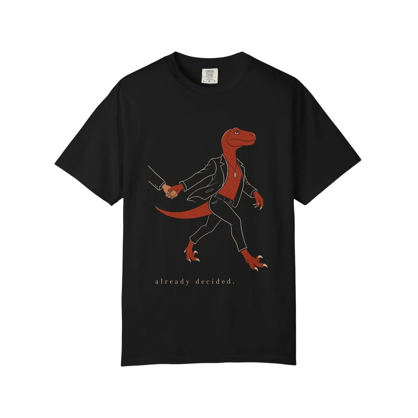 already decided.™ Vintage Raptor Graphic Tee