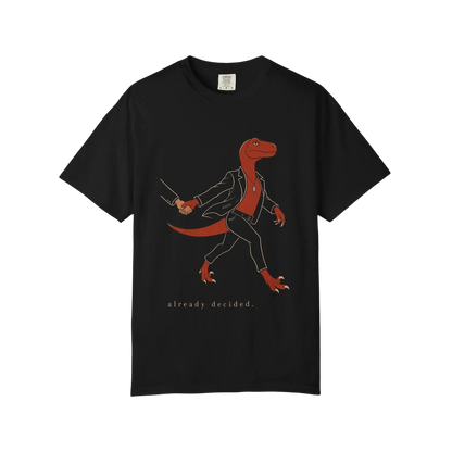 already decided.™ Vintage Raptor Graphic Tee