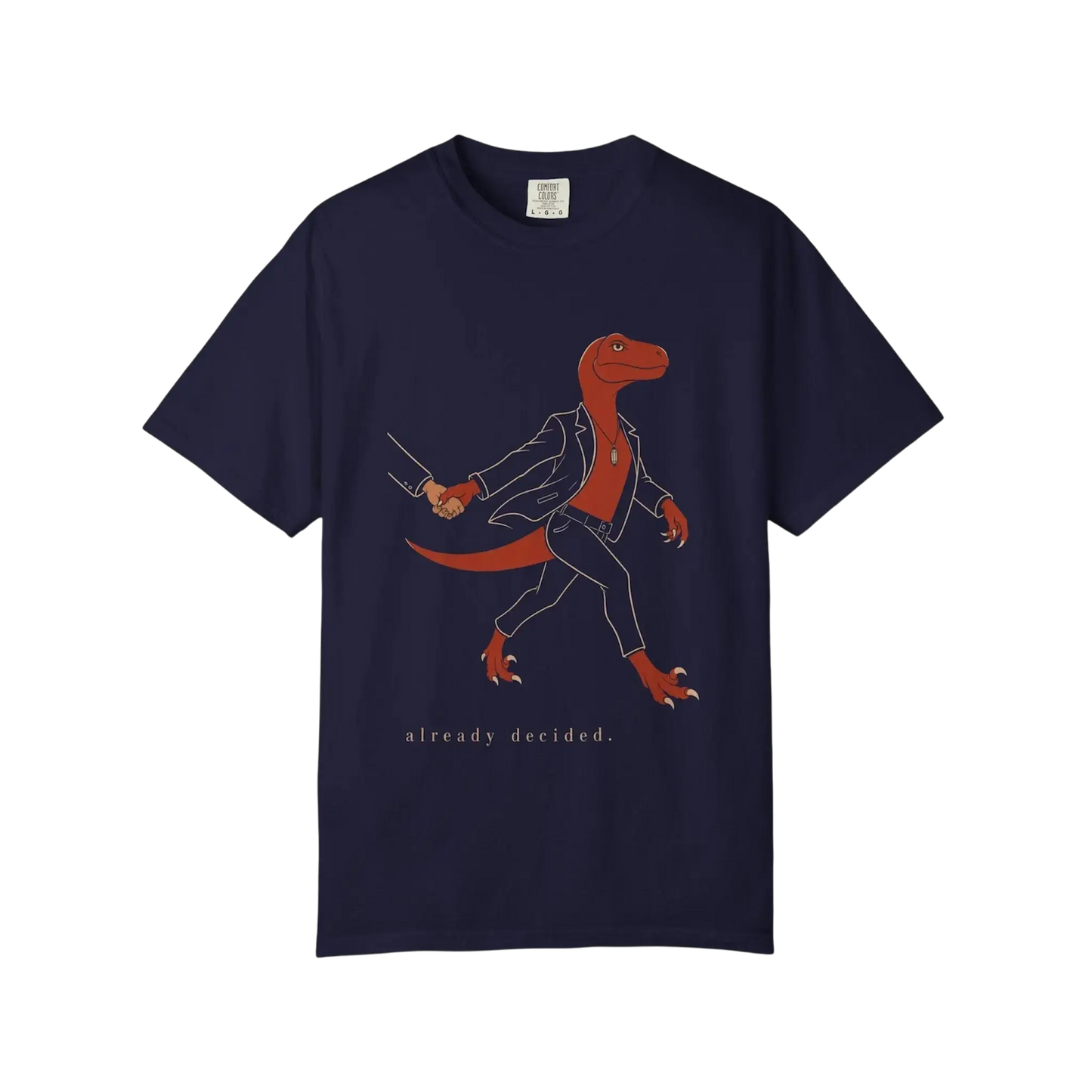 already decided.™ Vintage Raptor Graphic Tee