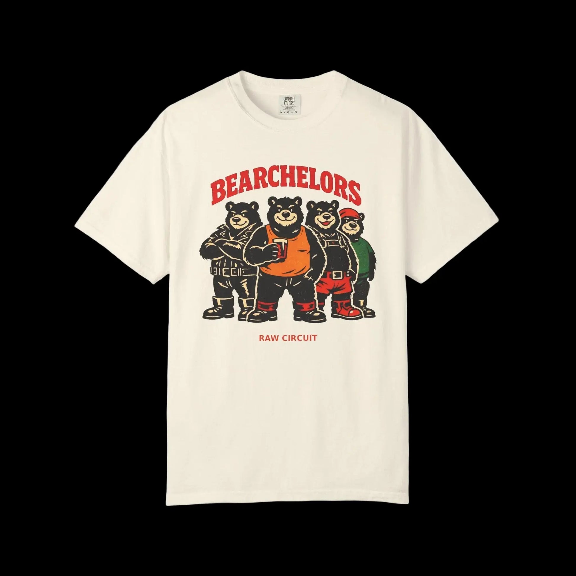 Bearchelors Vintage Bear Graphic Tee Raw Circuit