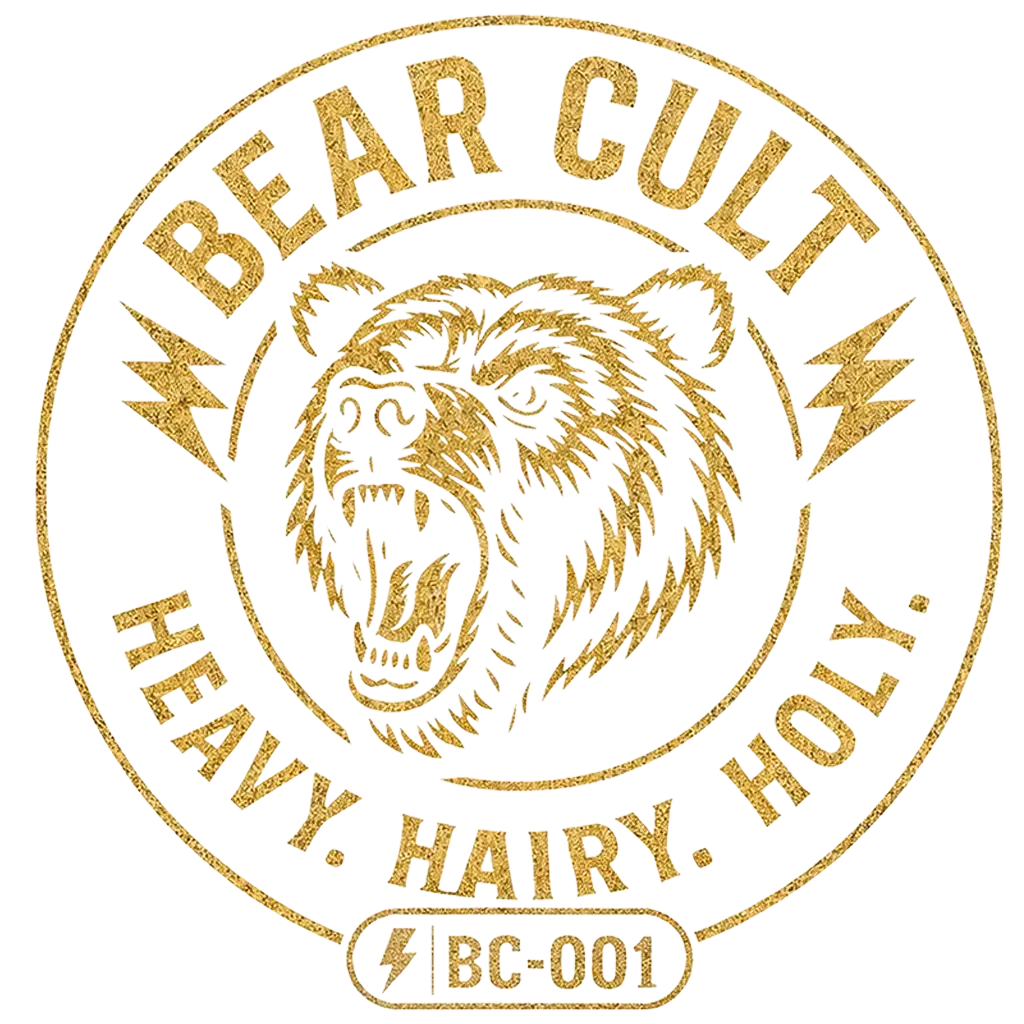 Bear Cult — Heavy. Hairy. Holy. Graphic Tee Printify T-Shirt Raw Circuit Raw Circuit