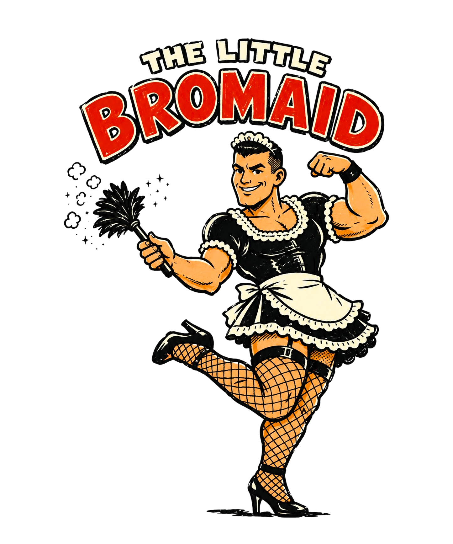 The Little Bromaid Graphic T-Shirt Printify T-Shirt Raw Circuit Raw Circuit