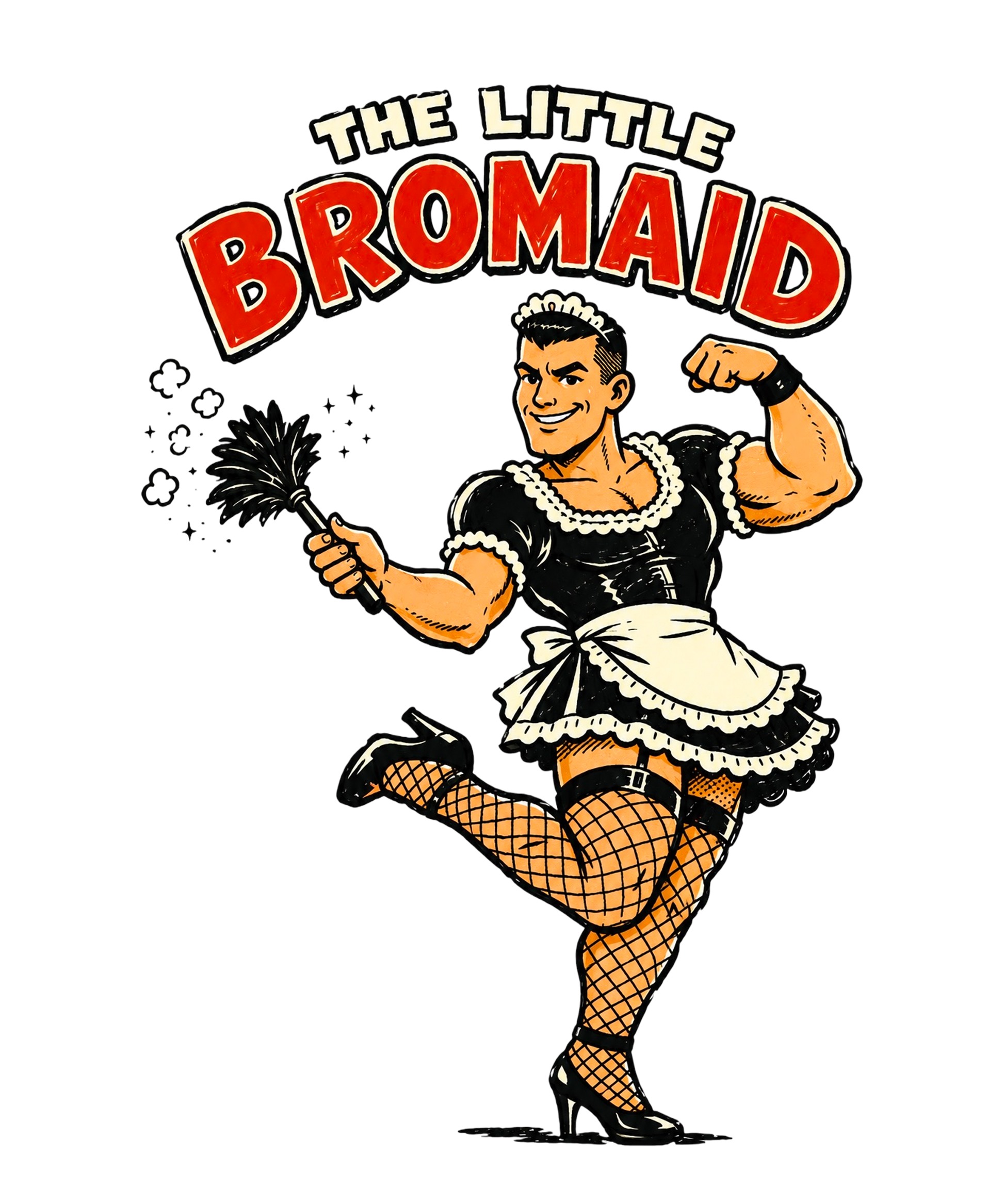 The Little Bromaid Graphic T-Shirt Printify T-Shirt Raw Circuit Raw Circuit