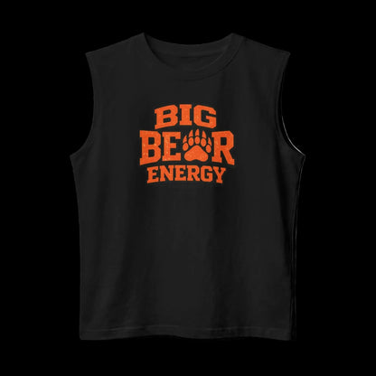 Big Bear Energy Retro Muscle Tank Top Raw Circuit 