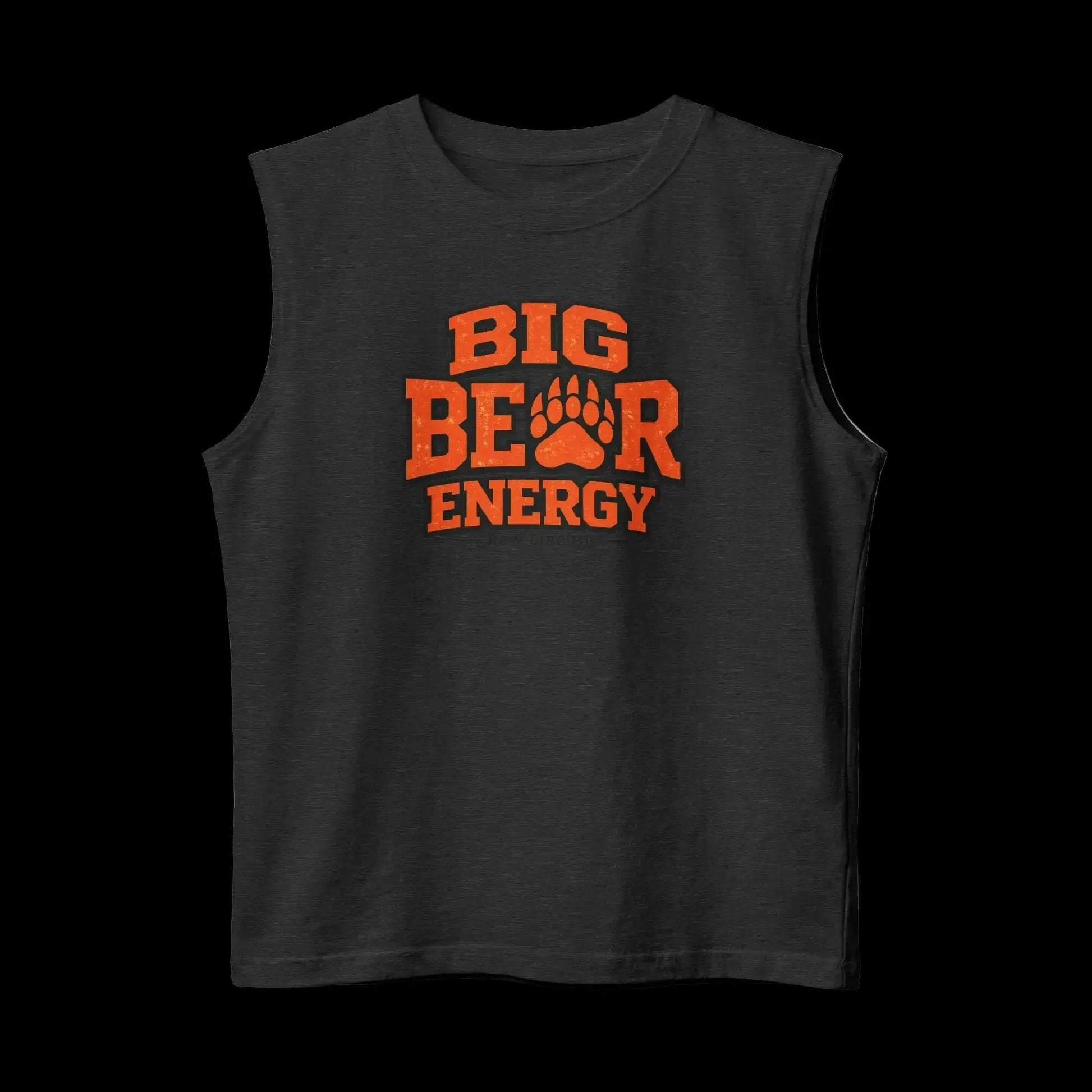 Big Bear Energy Retro Muscle Tank Top Raw Circuit