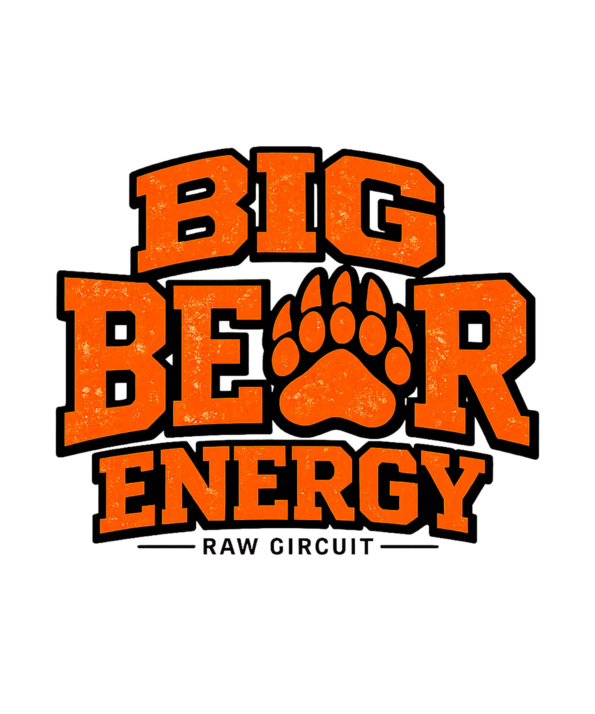 Big Bear Energy logo with paw print
