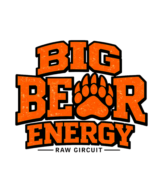 Big Bear Energy logo with paw print