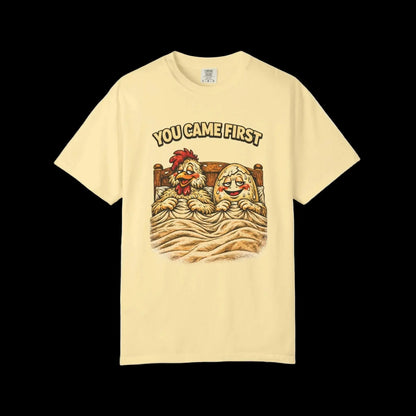 “You Came First” Shirt Printify T-Shirt Raw Circuit Raw Circuit